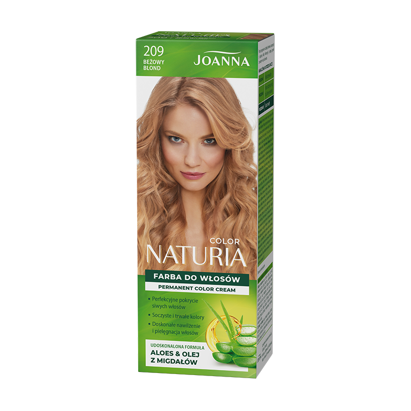 Farba do włosów Joanna Naturia Color w odcieniu nr 209 beżowy blond