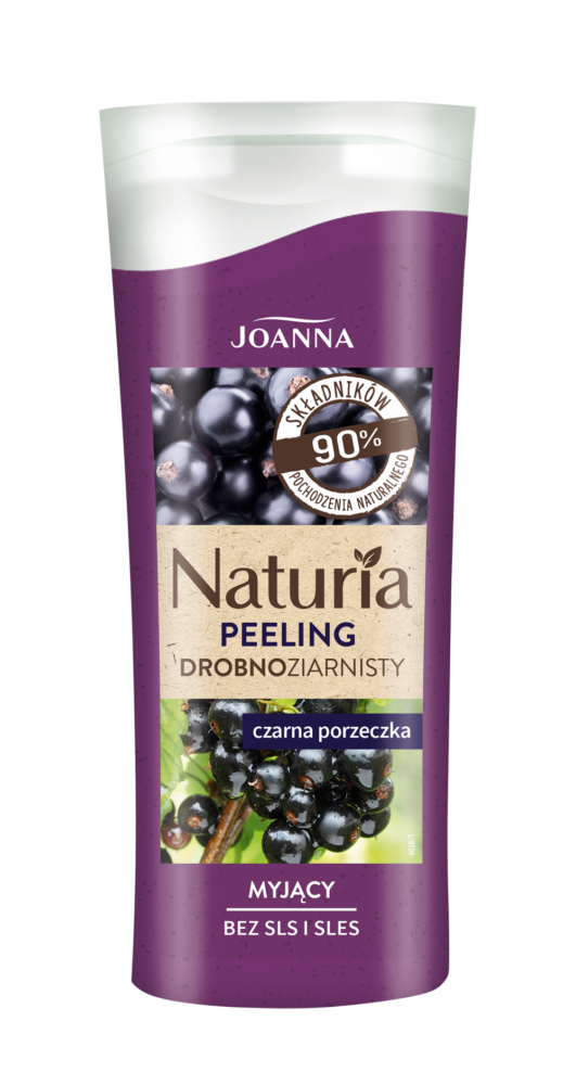 Drobnoziarnisty peeling do ciała czarna porzeczka Joanna Naturia