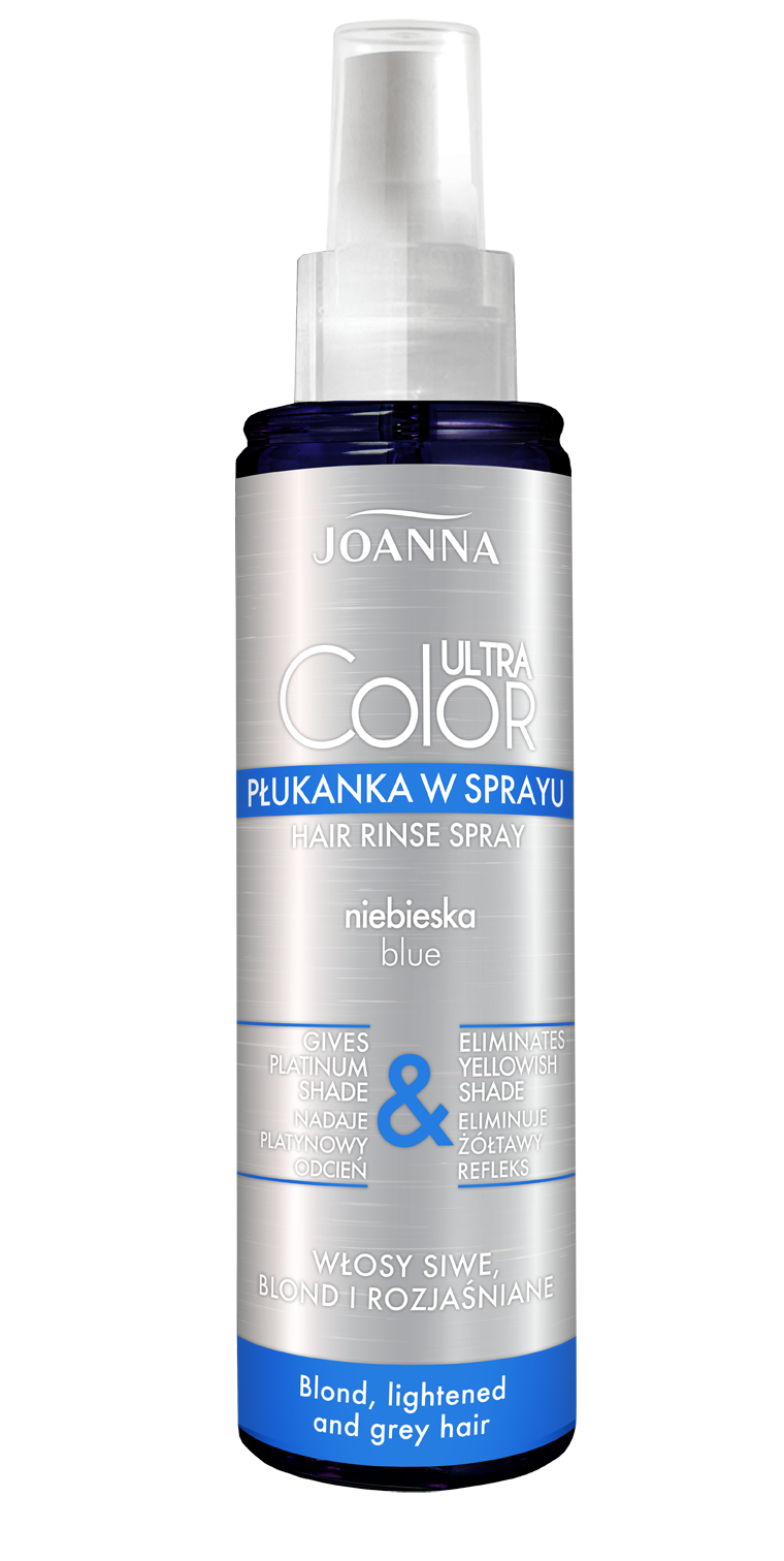 Joanna Ultra Color płukanka do włosów w sprayu niebieska