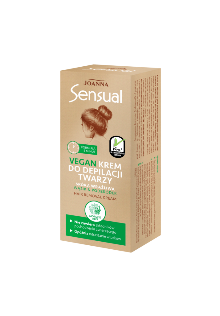 Krem do depilacji twarzy Joanna Sensual Vegan